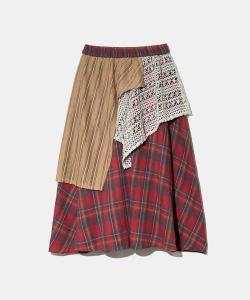 Юбка в клетку COLORK (женская) Gsc Womens Select, цвет Red