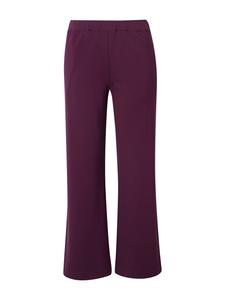 Ulla Popken Брюки без шнурков ягодного цвета