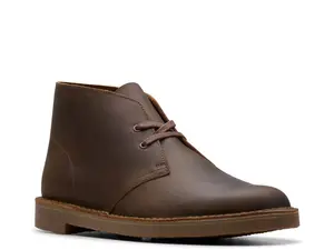 Ботинки женские Clarks Shepton Chukka из гладкой кожи, темно-коричневый