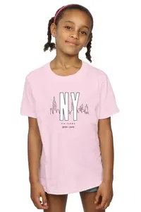 Хлопковая футболка «Нью-Йорк Сити» Friends, розовый