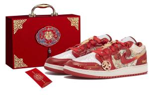 Кроссовки Air Jordan 1 Vintage Basketball Shoes Women's Low-top White/gold/yellow, золотой