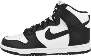 Nike Mens Dunk High Retro, White Black Total Orange
