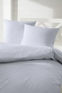 Постельное белье Primera Mako-Satin 155x220 Checkered Diamond Grey Silver Solid 243184-8 PRIMERA