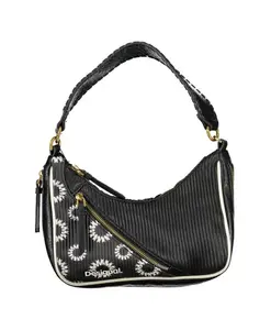 Полиэтиленовая сумка через плечо Desigual, черный