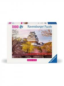 Пазл Ravensburger из 1000 деталей, замок Химедзи, Япония, в цвете