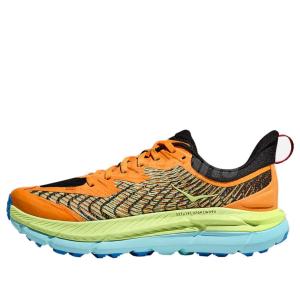 Кроссовки HOKA ONE ONE Mafate Speed 4 'Solar Flare Lettuce', оранжевый