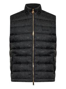 Жаккардовый жилет Versace Barocco, черный