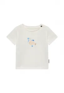 Футболка с принтом ss Noppies, Egret
