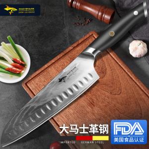 Mad Shark Немецкий кухонный нож дамасской стали, японский шеф-нож для дома