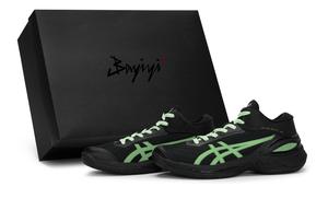 ASICS Баскетбольные кроссовки GELBURST 28, низкие, мужские, зеленые