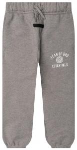 Детские флисовые спортивные штаны Fear of God Essentials, серый