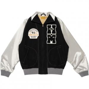 Куртки FW25 Unisex с лацканами, умеренные, прочие HUMAN MADE, черный