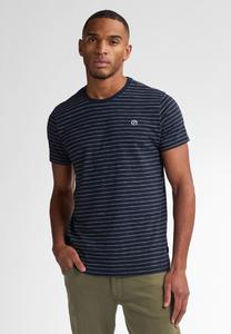 Футболка с принтом STRIPED SEABREEZE Petrol Industries, темно-синий
