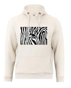Толстовка Cotton Prime Kapuzen Black & White Zebra Eye, песочный