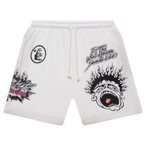 Шорты Hellstar Records Shorts White, белый