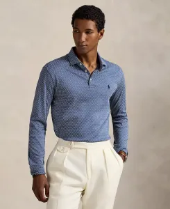 Мужская классическая поло из мягкого хлопка Polo Ralph Lauren, синий