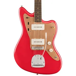 Fender Vintera II Road Worn '50s Jazzmaster, гриф из розового дерева, цвет Fiesta Red, с фирменным чехлом Deluxe