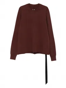 Толстовка с необработанными краями Rick Owens Drkshdw, коричневый