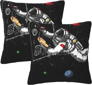 BURLOE Чехлы для подушек плед космонавт White