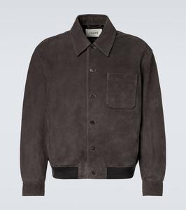 Замшевый блузон Frame, Old Black