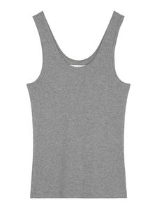 Топ Marc O'Polo Tank Iconic Rib, серый