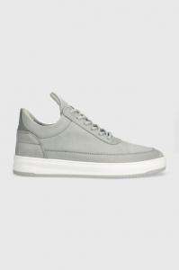 Кроссовки Low Top Base из нубука Filling Pieces, серый