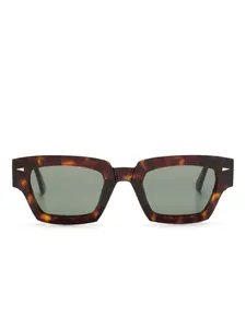 Солнцезащитные очки Magenta в прямоугольной оправе Ahlem, коричневый