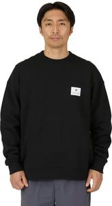 Мужская толстовка Snow Peak NSD-SW-25AU001 019 с квадратным логотипом, черный