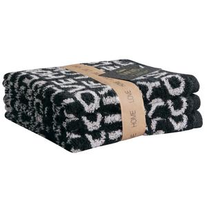 Набор мыльных полотенец из 3 министов allover 9908 Cawoe, черный