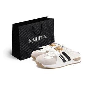 SAFIYA Закрытые тапочки женские бежево-абрикосовые, цвет Beige/Apricot