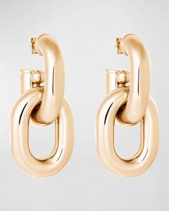 Серьги с двойными звеньями размера XL Rabanne, цвет Gold