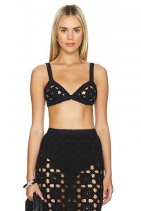 Бюстгальтер крючком myko Sau Lee, черный