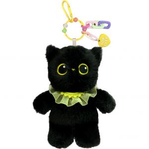 BEAR FORT Плюшевая игрушка Running West Highland Teddy Bear Big Eyed Black Cat кукла подвеска 20 см высота