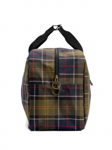 Клетчатая дорожная сумка Barbour, зеленый