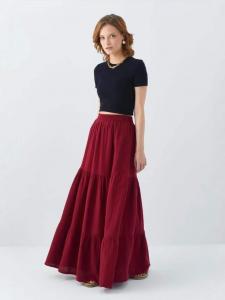 MixRay Юбка в бордовом цвете