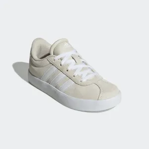 Кроссовки Adidas Sportswear "VL COURT 3.0 KIDS", вдохновленные дизайном Adidas Samba, белый