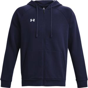 Толстовка с капюшоном ua rival флис fz hoodie Under Armour, синий