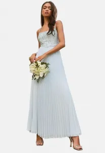 Плиссированные платья-комбинации прямого кроя с декором для особых случаев Lipsy, Blue
