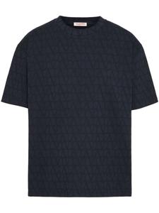 Valentino Garavani футболка с узором Toile Iconographe, синий