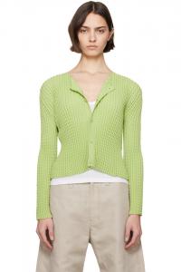 Кардиган April spongy-56 Issey Miyake, зеленый