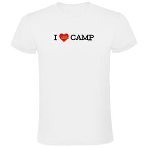 Футболка с коротким рукавом Kruskis I Love Camp, белый