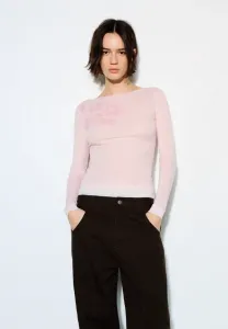 Топ с двумя длинными рукавами Pull&Bear, Pink