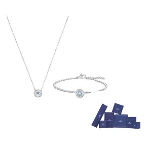 Swarovski Серебряное ожерелье Women's Blue