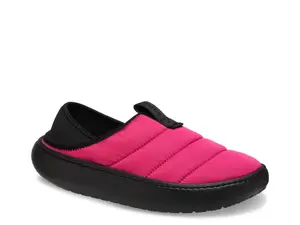 Crocs Classic Puff Moc Slip-On, светло-розовый