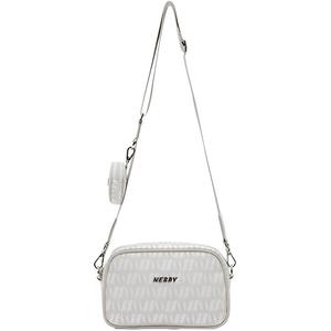 Nerdy Полиэстер маленькая квадратная сумка, кроссбоди обычная унисекс светло-серый