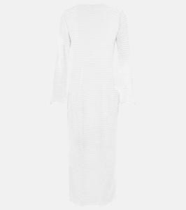 Пляжное платье Zen Mesh, связанное крючком Anna Kosturova, белый