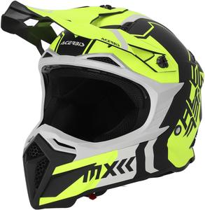Acerbis profile 5 шлем для мотокросса, Black/Neon Yellow