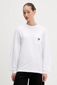 Хлопковый лонгслив Carhartt Wip, белый