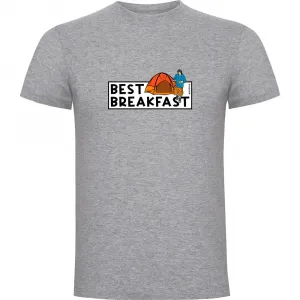 Футболка с коротким рукавом Kruskis Best Breakfast, серый
