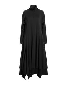 Платье миди Yohji Yamamoto, черный